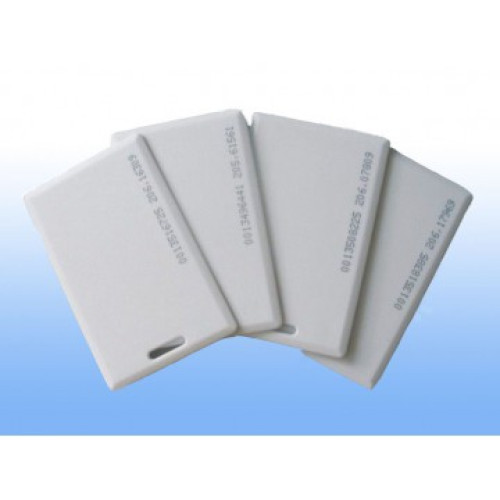 Карта толстая Mifare 1k Clamshell с номером